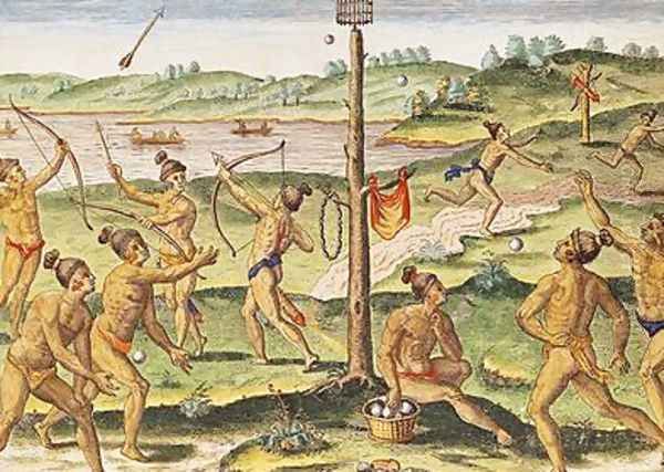 Indians Training for War - view 1