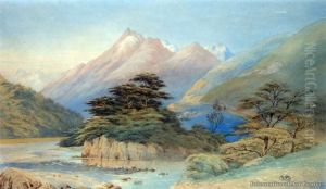 Otira Valley by John Barr Clarke Hoyte