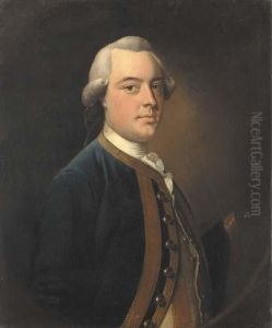 Portrait Of A Naval Officer by Thomas Hudson