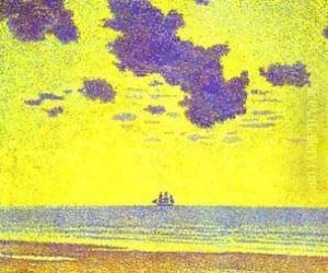 Heavy Clouds Christiania Fjord by Theo van Rysselberghe