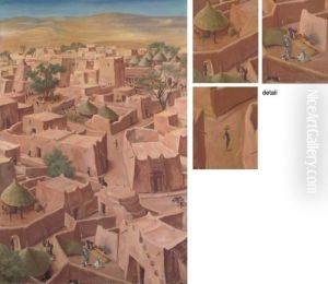 View Of Zinder, Niger by Alexander Evgenievich Yakovlev