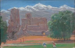Paysage Asiatique by Alexander Evgenievich Yakovlev