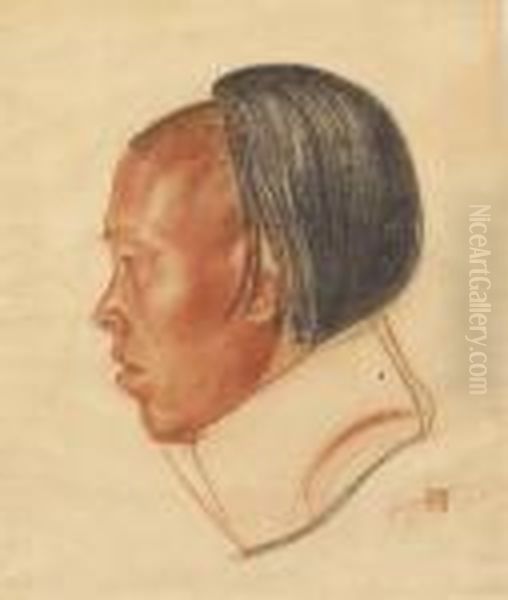 Portrait De Chinois De Profil - view 1