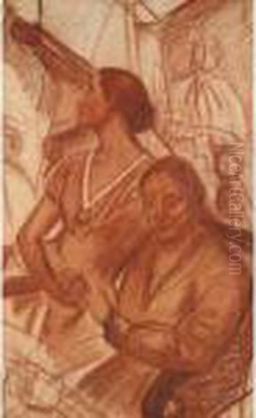 Two Women In An Interior - view 1