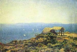 Ile Du Levant View From Cape Benat Brittany by Theo van Rysselberghe