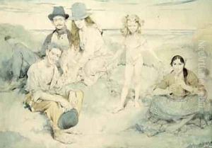 On the Irish Shore, 1910