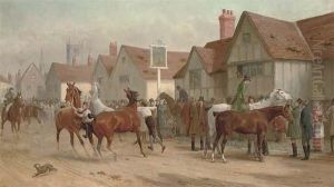 The Horse Fair by George Goodwin Kilburne