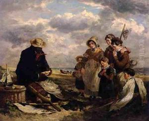 The Negro Boat Builder, c.1850 by William Parrott