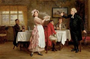 After The Hunt by George Goodwin Kilburne