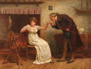 A Cool Reception by George Goodwin Kilburne