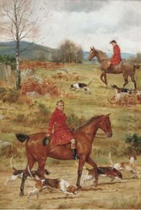Moving Off by George Goodwin Kilburne