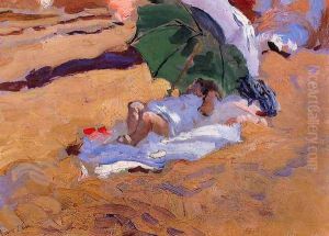 Child's Siesta by Joaquin Sorolla Y Bastida