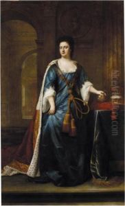 Portrait Of Queen Anne by Sir Godfrey Kneller
