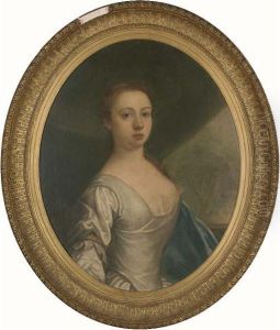 Portrait Of John Offley Esq by Sir Godfrey Kneller
