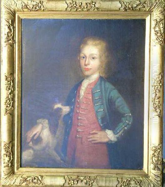 Portrait Of A Boy And His Dog - view 1