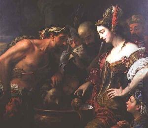 Queen Tomyris with the Head of Cyrus the Great by Antonio Zanchi