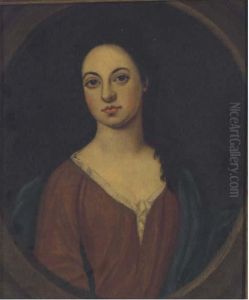 Portrait Of A Lady, Half Length, In A Feigned Oval