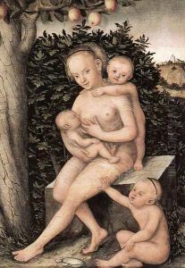 Charity by Lucas The Elder Cranach