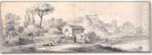 View Of The Aventine From The Tiber