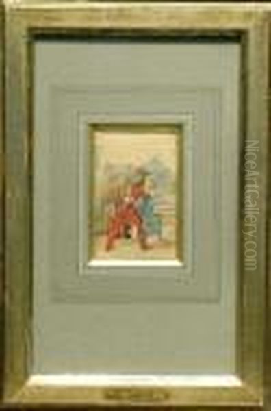 Polish Lancer Molesting A Country Girl - view 1