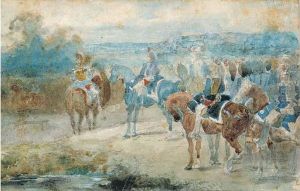 La Garde Imperiale by Eugene Louis Lami