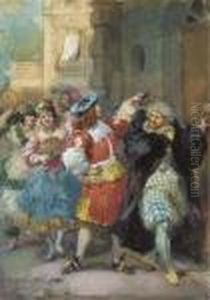 L'etourdi, D'apres Moliere by Eugene Louis Lami