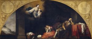 Dream of Patrician John 1665 by Bartolome Esteban Murillo