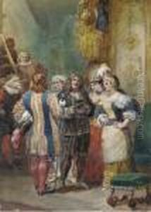 L'impromptu De Versailles, D'apres Moliere (scene Iii); Lemoisne,no. 1349