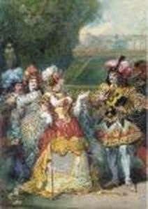 Les Amants Magnifiques by Eugene Louis Lami