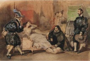 The Suitors by Eugene Louis Lami