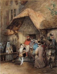 The Marriage Of The Duc D'epernon by Eugene Louis Lami
