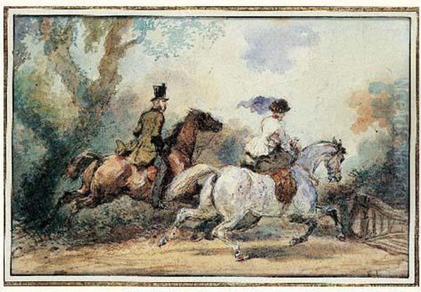 Cavalier Et Amazone - view 1