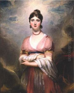 Portrait Of Mrs. Locke, Nee Jennings by Sir Thomas Lawrence