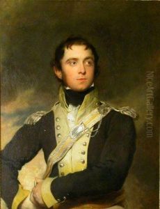 Portrait Of An Officer Of The 11th Light Dragoons