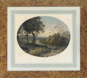 Paysage Traverse Par Une Riviere by Claude Lorrain (Claude Gellee)