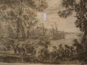Lenlevement D'europe by Claude Lorrain (Claude Gellee)