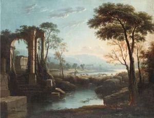 A Goatherd By Arcadian Ruins