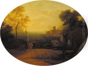 Figures In An Arcadian Landscape Figures In An Arcadian Landscape