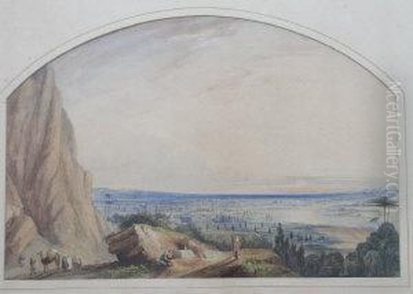 Jerusalem From The Golan Heights - view 1