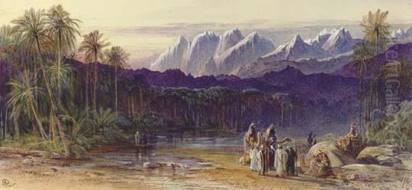 An Arab Encampment In Wadi Feiran, Egypt - view 1
