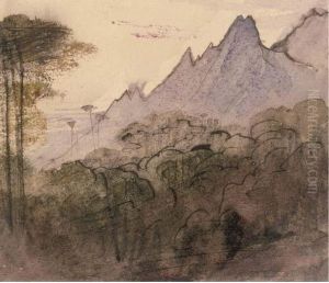 Views Of Bavella by Edward Lear