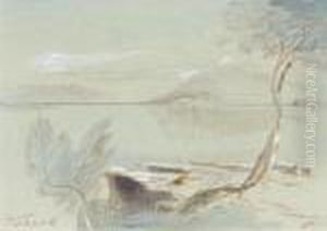 Lake Garda, Italy by Edward Lear