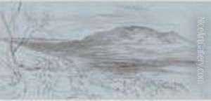 Falla Near Strongoli, Corfu by Edward Lear