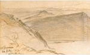 Monte Generoso, Switzerland by Edward Lear