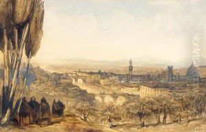 View Of Florence From The Basilico, San Miniato Al Monte, Montecruce