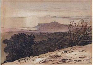 Vue De Nice A Partir Du Col De Villefranche by Edward Lear