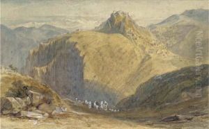 Karytena, Greece by Edward Lear
