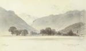 View Of Interlaken, Switzerland by Edward Lear