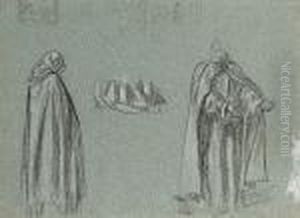 Studies Of Cloaked Figures Studies Of Cloaked Figures