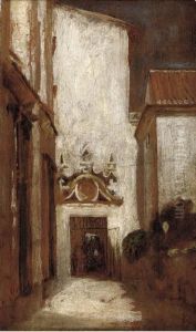 Portico, Granada by Frederick Leighton